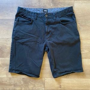 Vans Black Denim Shorts